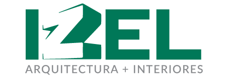 Logo de izel arquitectura e interiores